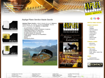 arpege-piano.net website preview