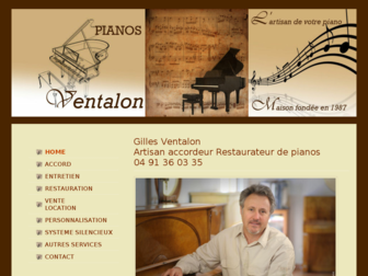 ventalon-piano.com website preview