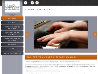lespacemusical-bayeux.fr website preview