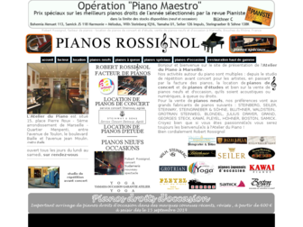pianos-rossignol.com website preview