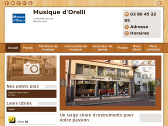 musique-dorelli.fr website preview