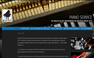 pianoservice.fr website preview