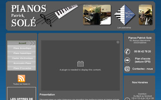 piano-sole.com website preview