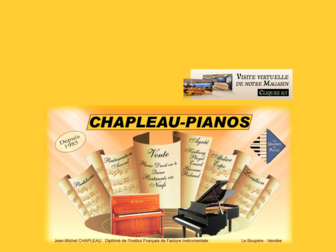 chapleau-pianos.com website preview