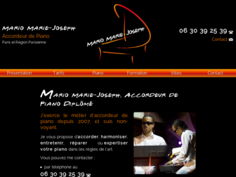 accordeurdepianopro.fr website preview