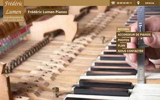 fredericlumenpianos.com website preview