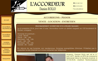 laccordeur.fr website preview