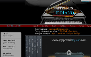 japprendslepiano.com website preview