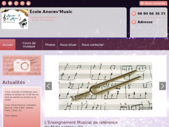 ecole-cours-musique-metz.fr website preview