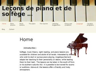 voscoursdepiano.fr website preview