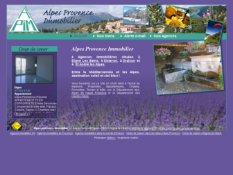 alpes-provence-immobilier.fr website preview