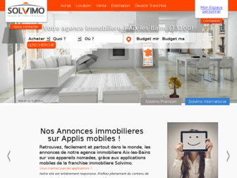 immobilier-aix-les-bains.solvimo.com website preview