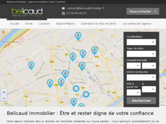belicaudimmobilier.fr website preview