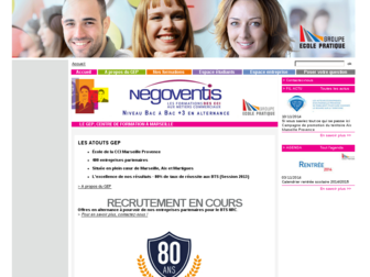 groupe-ecolepratique.com website preview