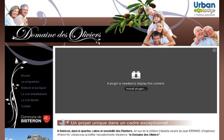 domainedesoliviers.com website preview