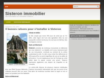 sisteron-immobilier.com website preview