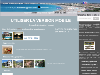 azurhomeriviera.com website preview