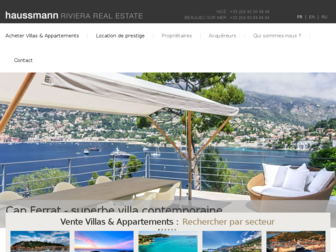 haussmannrealestate.fr website preview