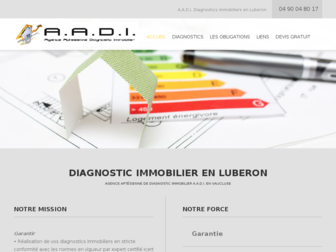 luberon-diagnostics-immobiliers.com website preview