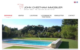 johncheetham-immobilier.com website preview