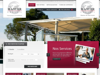 masterconseilimmobilier.com website preview