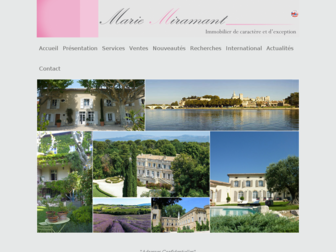 mariemiramant.fr website preview