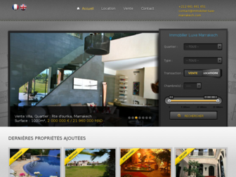 immobilier-luxe-marrakech.com website preview
