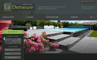 agencelademeure.fr website preview