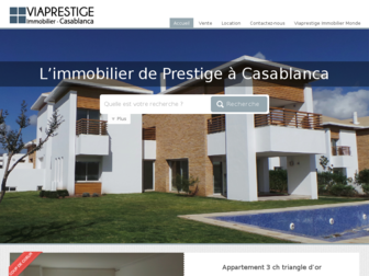 viaprestige-casablanca.com website preview