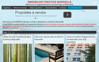 immobilier-prestige-marseille.com website preview