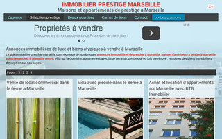 immobilier-prestige-marseille.com website preview