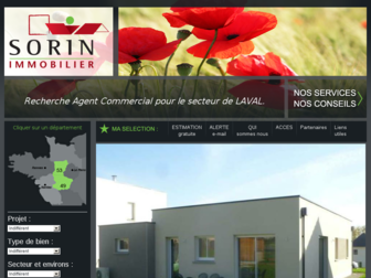 sorin-immobilier.com website preview
