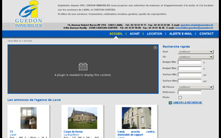 guedon-immobilier.com website preview