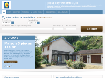 cecilechateau-immo21.fr website preview