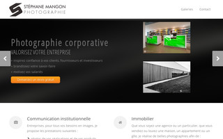 stephanemangon.com website preview