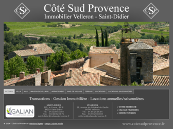 cotesudprovence.fr website preview