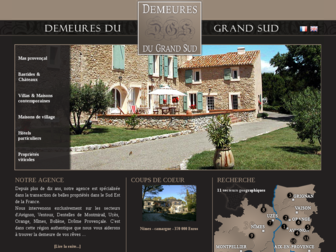 demeuresdugrandsud.com website preview