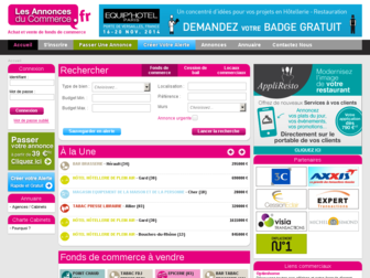 lesannoncesducommerce.fr website preview