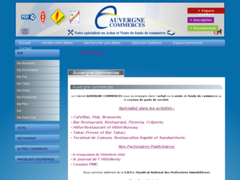 auvergne-commerces.com website preview