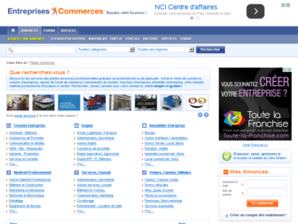 annonces.entreprises-commerces.fr website preview