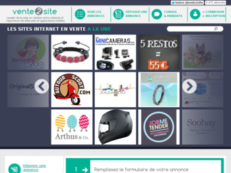 vente2site.fr website preview