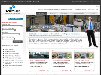 barbier-commerce.com website preview