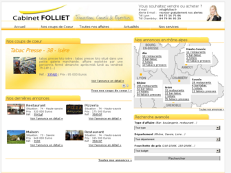 folliet.fr website preview