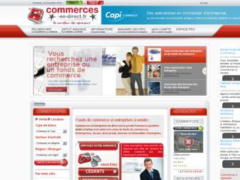 commerces-en-direct.fr website preview