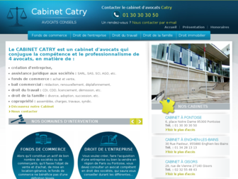 cabinet-catry.com website preview