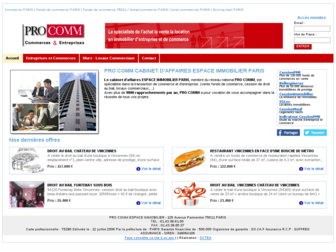 espaceimmobilier.reseau-procomm.com website preview