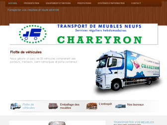 transport-chareyron.com website preview