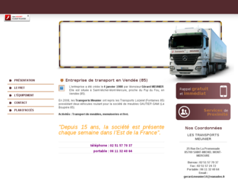 transport-meunier.com website preview