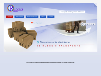 transport-stockage-rubens.com website preview