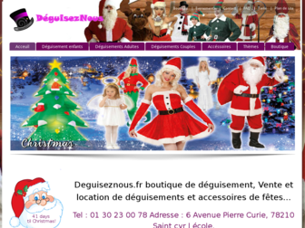 deguiseznous.fr website preview